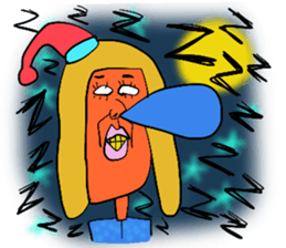 COLORFUL & GIRL sticker #8582064