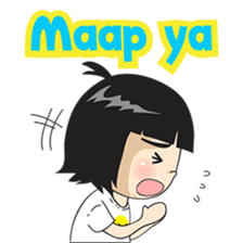 Ani the selfie girl sticker #8582193