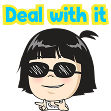 Ani the selfie girl sticker #8582198