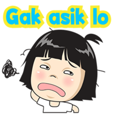 Ani the selfie girl sticker #8582219