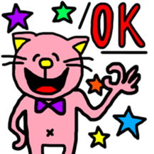 Ms.pink cat sticker #8582274