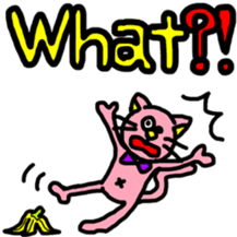 Ms.pink cat sticker #8582278