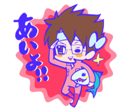 Minamisoma Fisherman Sticker sticker #8582427