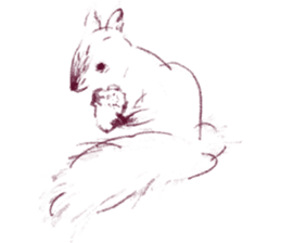 winter creatures sticker #8583149