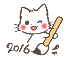 mild-Cat -Winter- sticker #8583383