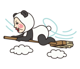 Aunt panda 2 sticker #8583399