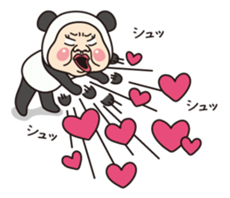 Aunt panda 2 sticker #8583406