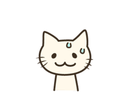 pretty cat's reply sticker #8584020
