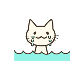 pretty cat's reply sticker #8584024