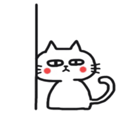 Sticker of the cute cat behavior sticker #8584879