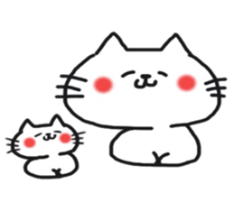 Sticker of the cute cat behavior sticker #8584883