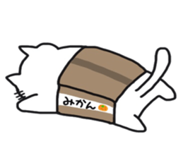 Sticker of the cute cat behavior sticker #8584893