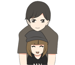 Short Couple Problem 2 sticker #8585702