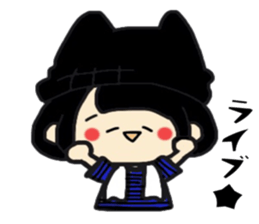 Being a groupie girl sticker sticker #8586075