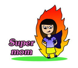 supermom sticker #8586416