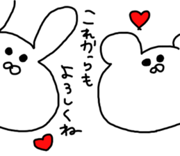 cat&rabbit&bear sticker #8586582