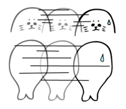 Kawaii Seals sticker #8586733
