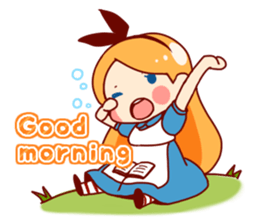 Alice in Rabbit land sticker #8586798