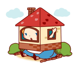 Alice in Rabbit land sticker #8586800