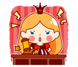 Alice in Rabbit land sticker #8586804