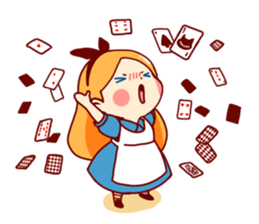 Alice in Rabbit land sticker #8586805