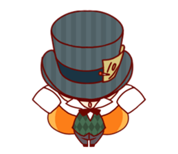 Alice in Rabbit land sticker #8586806