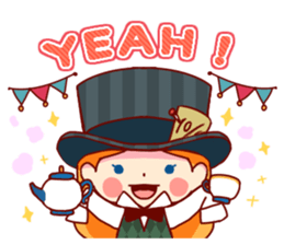 Alice in Rabbit land sticker #8586807