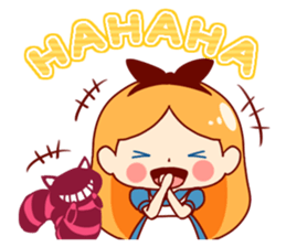 Alice in Rabbit land sticker #8586808