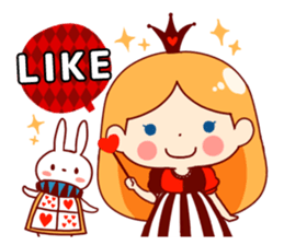 Alice in Rabbit land sticker #8586809