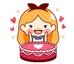 Alice in Rabbit land sticker #8586812