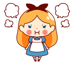 Alice in Rabbit land sticker #8586814