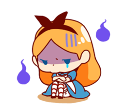 Alice in Rabbit land sticker #8586815