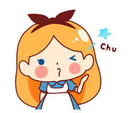 Alice in Rabbit land sticker #8586820