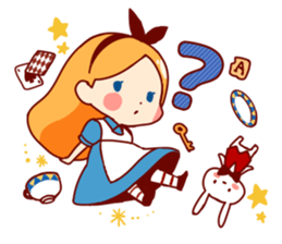 Alice in Rabbit land sticker #8586824