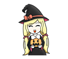 Little witch Ella [EN] sticker #8586827