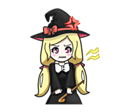 Little witch Ella [EN] sticker #8586834