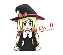 Little witch Ella [EN] sticker #8586848