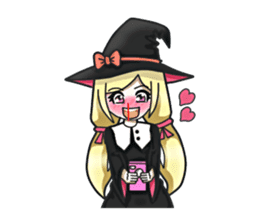 Little witch Ella [EN] sticker #8586852