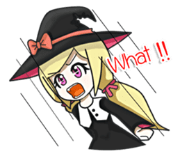 Little witch Ella [EN] sticker #8586855