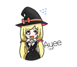 Little witch Ella [EN] sticker #8586858