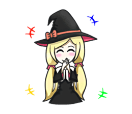 Little witch Ella [EN] sticker #8586859