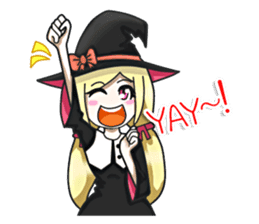 Little witch Ella [EN] sticker #8586860