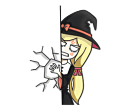 Little witch Ella [EN] sticker #8586863