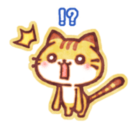 Cute cat friends "Tora-san" sticker #8587196