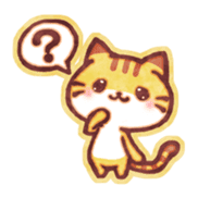 Cute cat friends "Tora-san" sticker #8587201