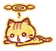 Cute cat friends "Tora-san" sticker #8587216