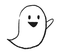 The nice ghost sticker #8587346