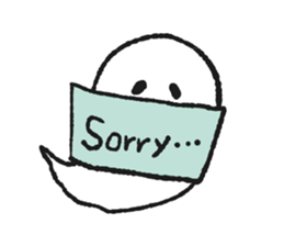 The nice ghost sticker #8587378