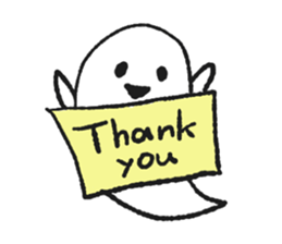 The nice ghost sticker #8587379