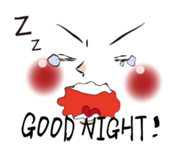 Blush Facial expressions sticker #8587798